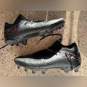 Puma PWRTape Black Soccer Cleats